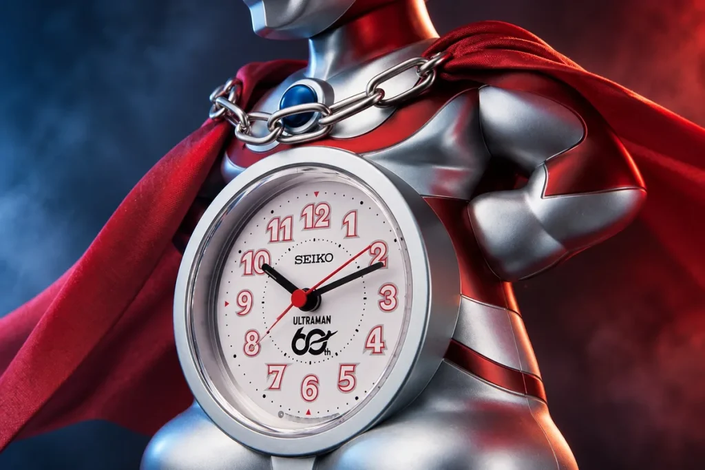 El nuevo despertador de Seiko parpadea en rojo en el pecho de Ultraman si lo ignoras El nuevo despertador de Seiko parpadea en rojo en el pecho de Ultraman si lo ignoras