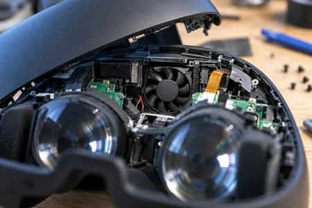 El desmontaje del Steam Frame destapa una pega para repararlo: el ventilador está muy al fondo Steam Frame iFixit — El desmontaje del Steam Frame destapa una pega para repararlo: el ventilador está muy al fondo