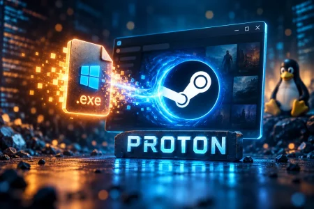Steam Proton — La beta de Steam ejecuta con Proton por defecto los binarios de Windows ajenos a la tienda