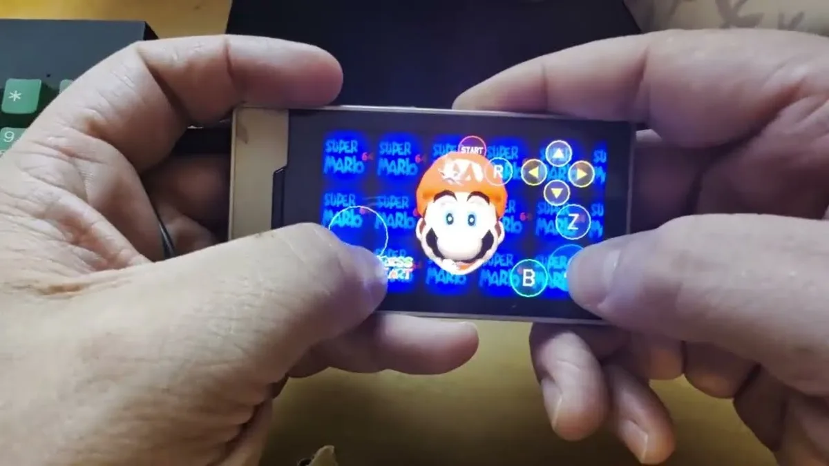 Un modder ejecuta el port de Super Mario 64 en el Zune HD, el reproductor de Microsoft