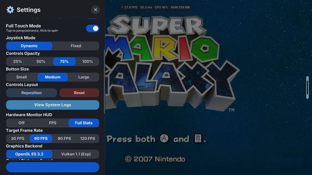 super mario galaxy android imagen 2
