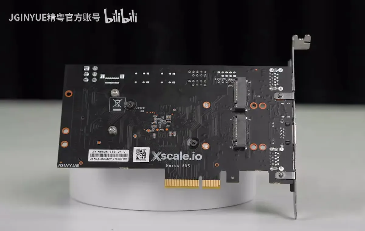AMD B650 chipset lands on a $58 PCIe expansion card with four M.2 slots