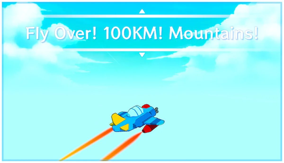 Vista aérea de montañas a gran altura en uno de los juegos gratuitos para PC