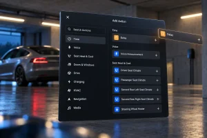 Tesla Automations aparece en el firmware internacional con la interfaz ya en inglés