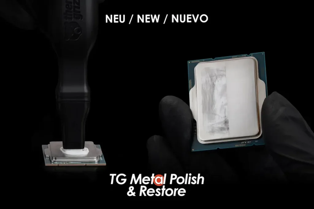 Thermal Grizzly pule matrices y disipadores con su nueva pasta TG Metal Polish Thermal Grizzly accesorios limpieza — Thermal Grizzly pule matrices y disipadores con su nueva pasta TG Metal Polish