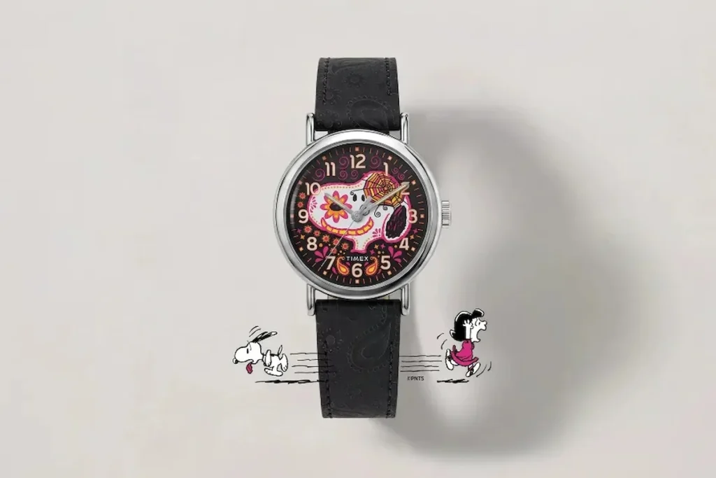 Timex lanza el Weekender de Snoopy del Día de Muertos con esfera que brilla en la oscuridad Timex lanza el Weekender de Snoopy del Día de Muertos con esfera que brilla en la oscuridad