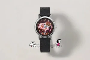 Timex lanza el Weekender de Snoopy del Día de Muertos con esfera que brilla en la oscuridad