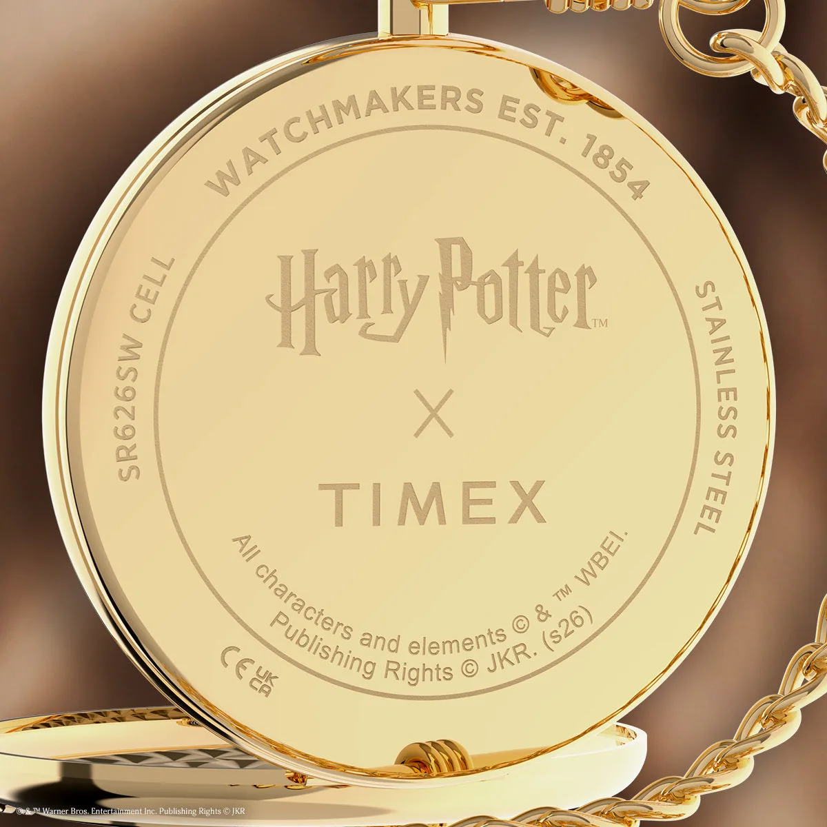 Reloj de bolsillo Timex Time Turner con esfera inspirada en la torre del reloj de Hogwarts