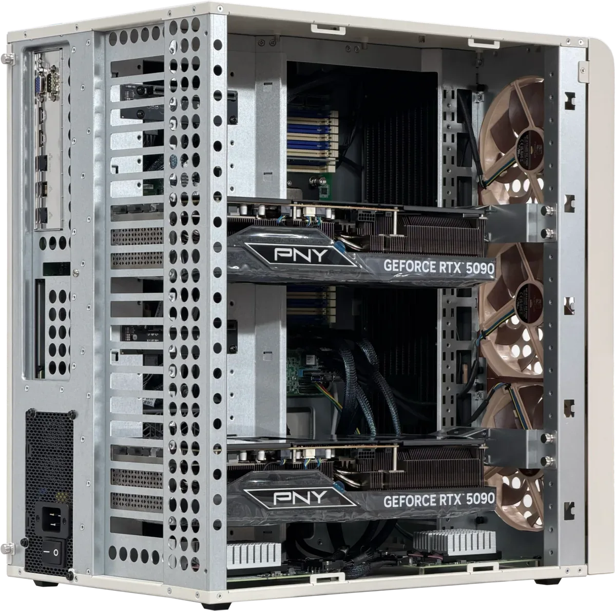 Tiny Corp Tinybox, la estación de trabajo de IA con cuatro Radeon RX 9070 XT por 4.000 dólares