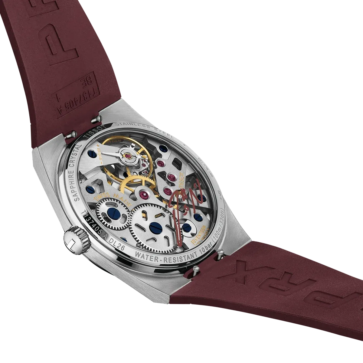 Edición especial del Tissot PRX Skeleton Damian Lillard, un reloj de bolsillo