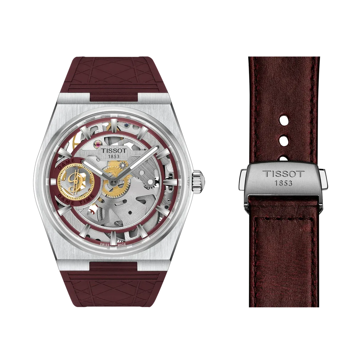 Reloj Tissot PRX Damian Lillard Skeleton, edición especial con esfera esqueletizada