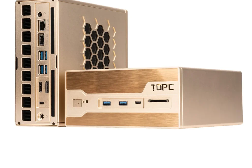 El mini PC de TOPC con Ryzen AI y 192 GB de RAM cuesta 900 dólares menos que el Halo de AMD TOPC TXA2 mini PC — El mini PC de TOPC con Ryzen AI y 192 GB de RAM cuesta 900 dólares menos que el Halo de AMD