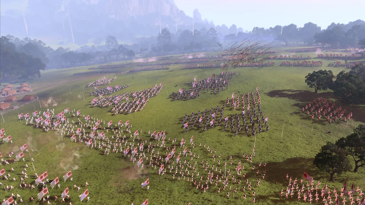 Total War Three Kingdoms — An image showing an army in Total War: Three Kingdoms.