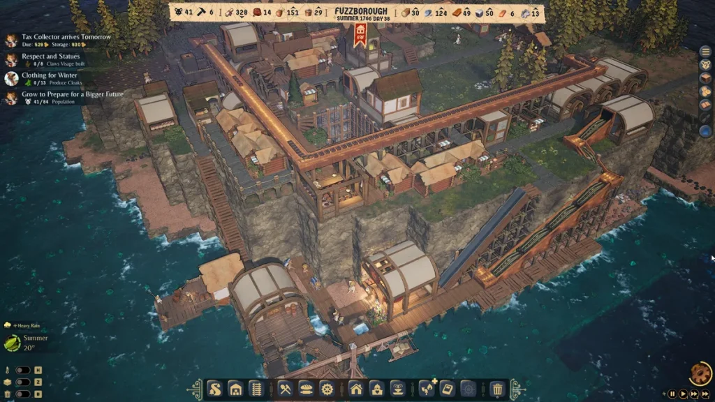 An image showing a city in Whiskerwood.