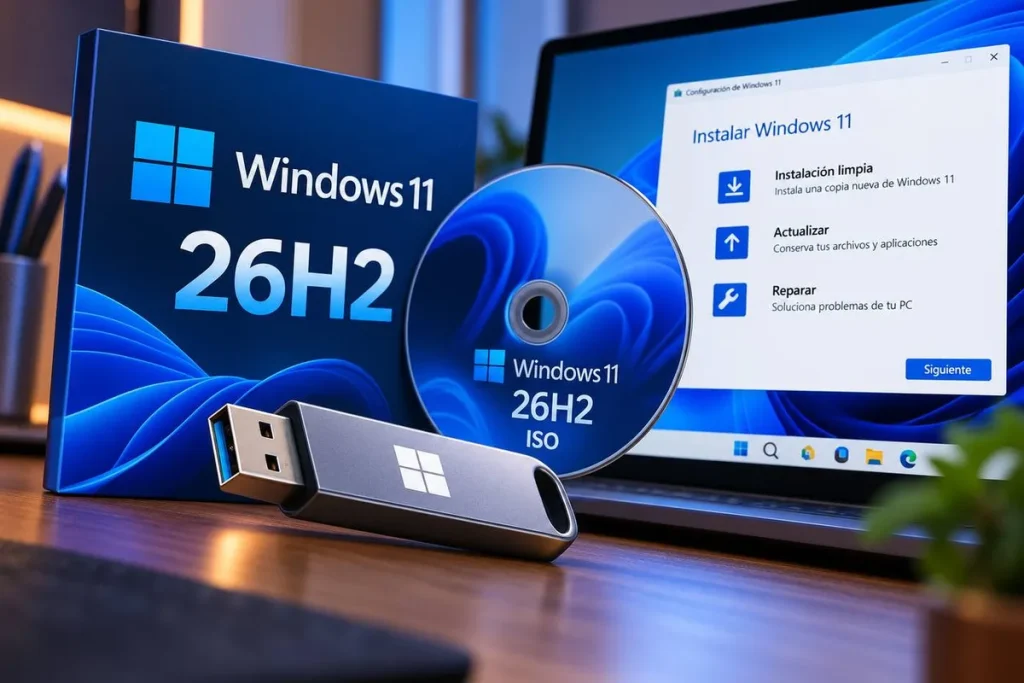 Microsoft publica las ISO de Windows 11 26H2 para instalar desde USB Microsoft publica las ISO de Windows 11 26H2 para instalar desde USB
