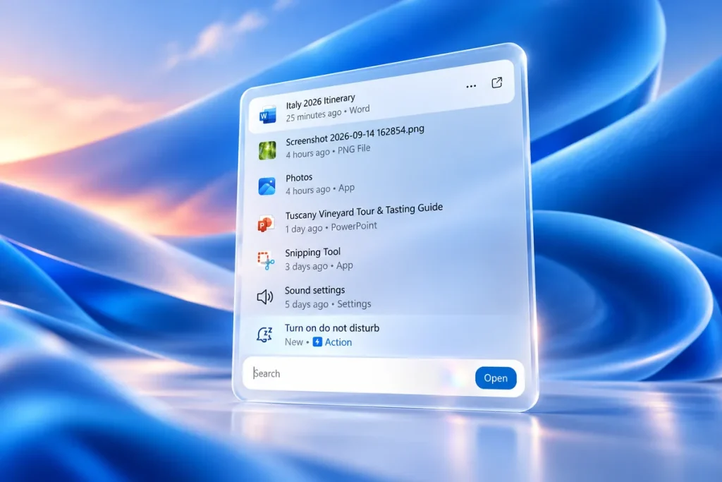 windows search — El buscador de Windows 11 se rehace con IA y apunta a una experiencia tipo Copilot