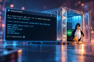 Lanzar nginx o PostgreSQL desde PowerShell sin Docker Desktop ya es posible con wslc en Windows wsl docker — Lanzar nginx o PostgreSQL desde PowerShell sin Docker Desktop ya es posible con wslc en Windows