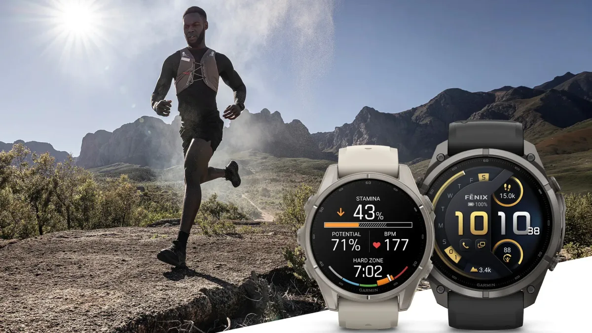 Reloj Garmin Fenix 9 con YouTube Music en la pantalla